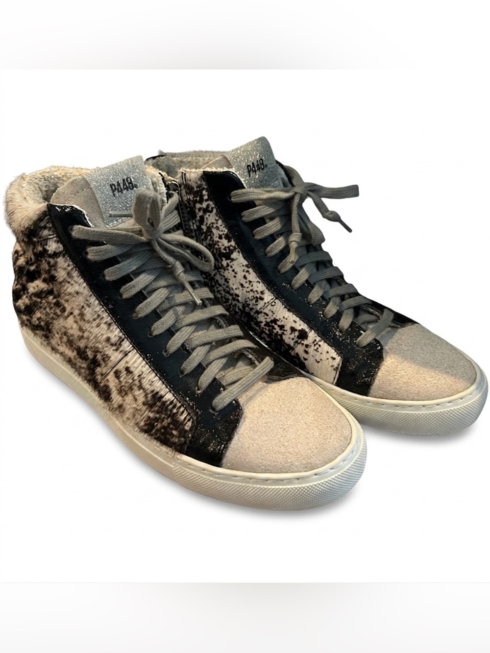 P448 Skate Dune Cow Hide High Top Sneakers Women’s 7.5-8 (EU 38) Like New
